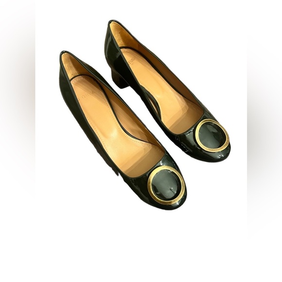 Authentic Lottusse 1.5” Green Heels Size 8 - Picture 1 of 6